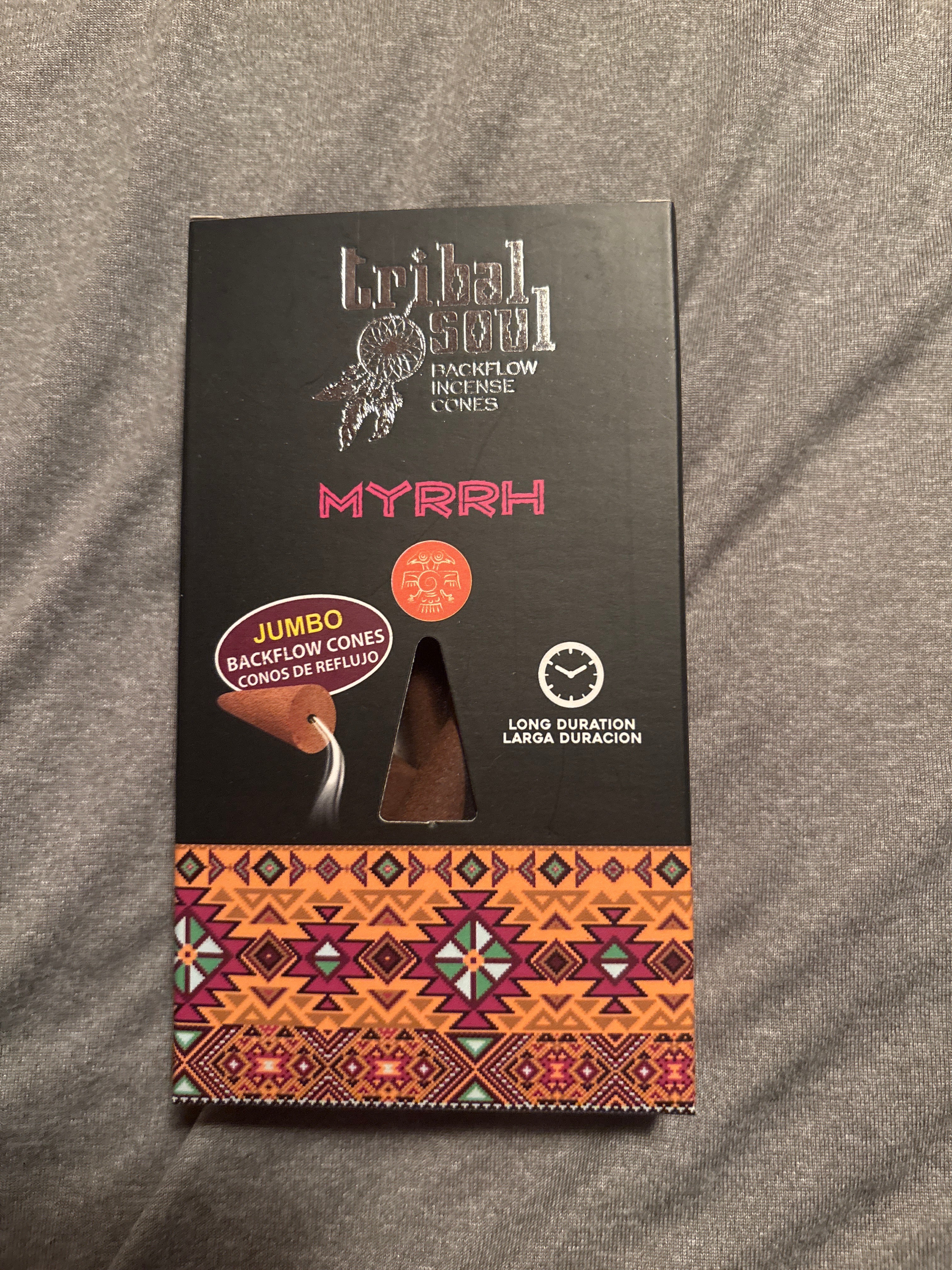 Tribal Soul Jumbo Incense Cones- Myrrh