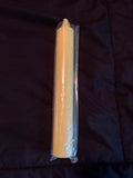 Yellow 9 in Pillar Candle