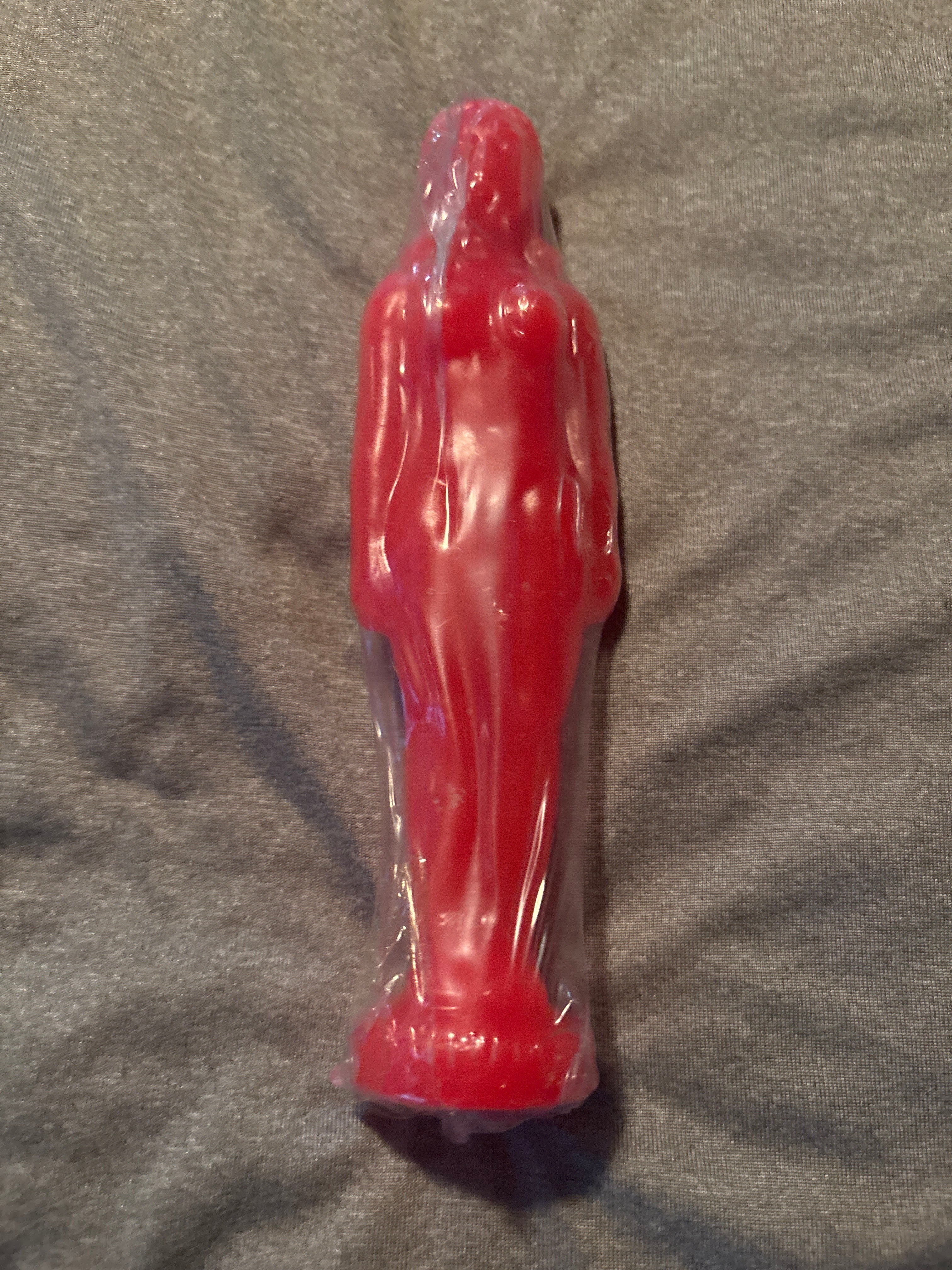 Red Woman Candle ~ 5 in