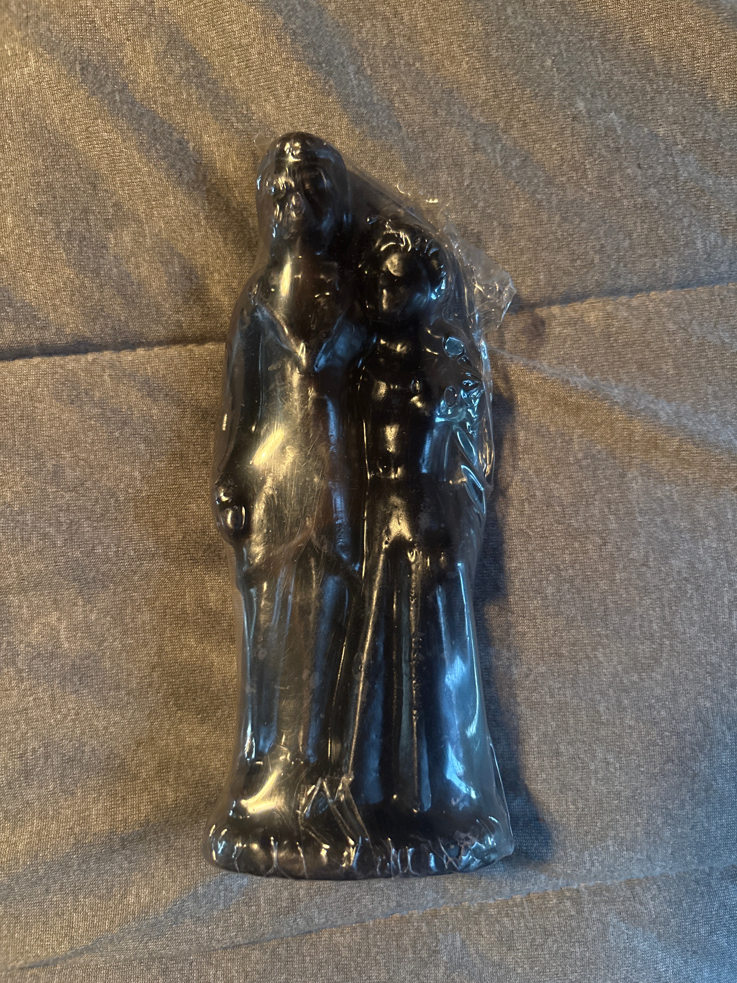 Married Couple Candle ~ 4 in Tall (Black)