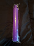 Purple 9 in Pillar Candle