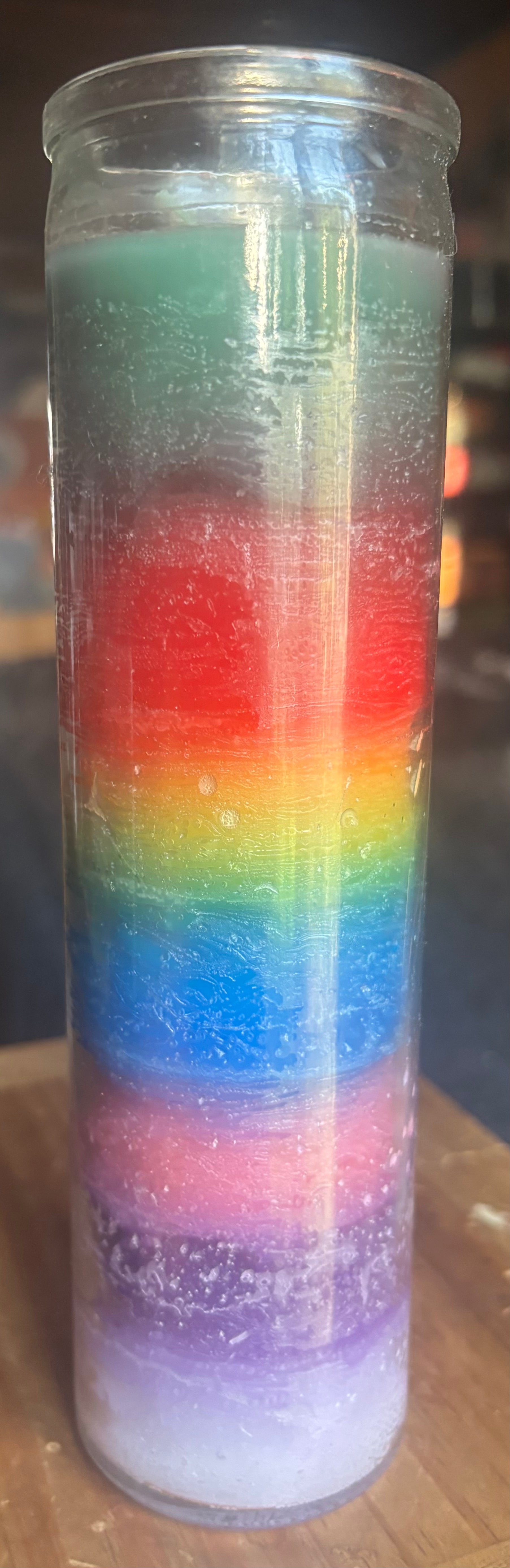 7 color candle