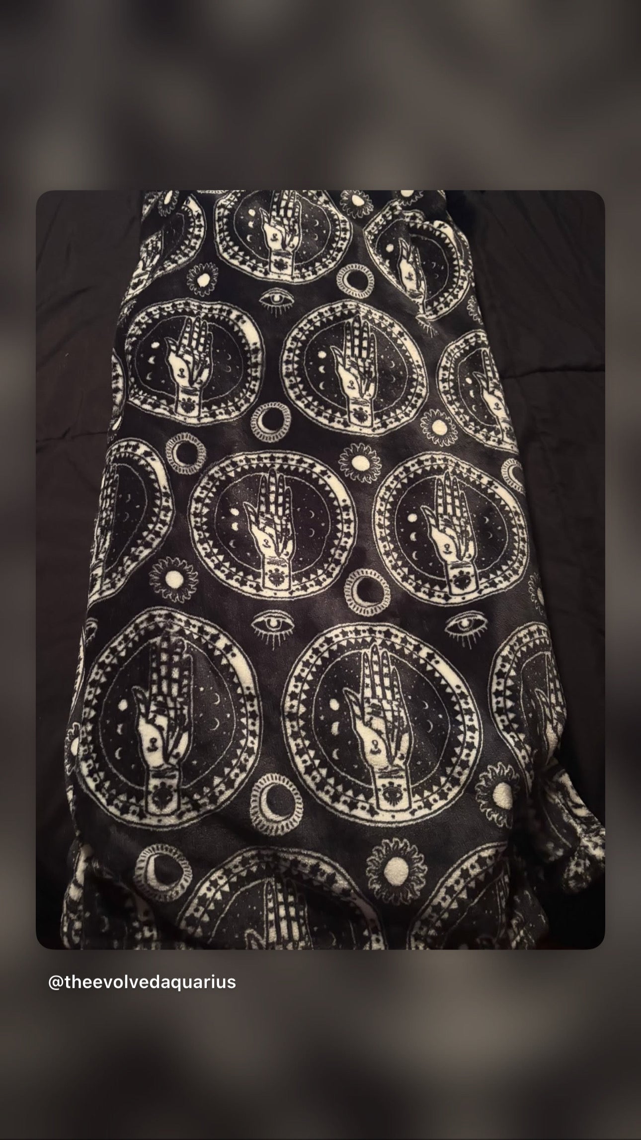 Palmistry Throw Blanket