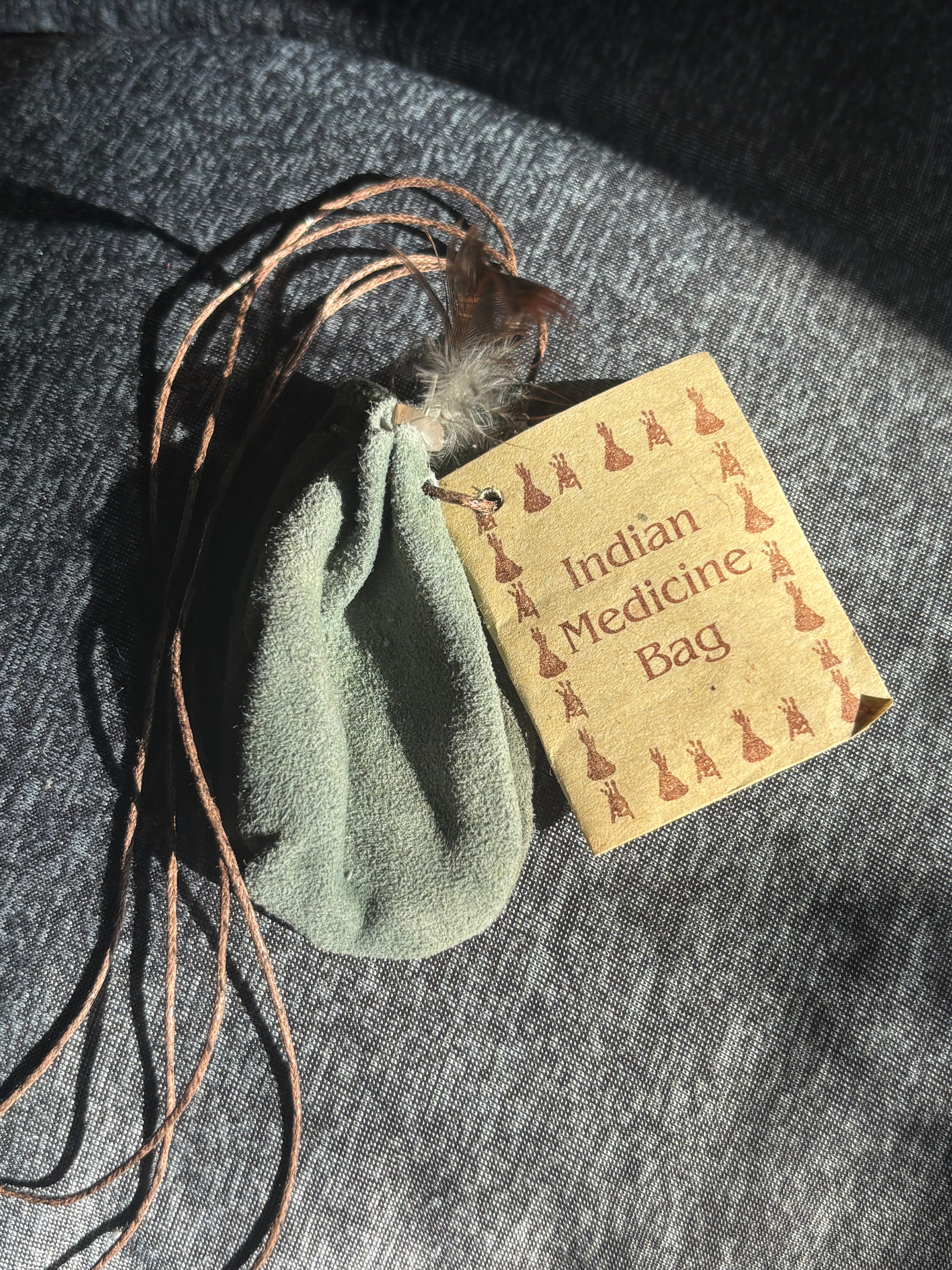 Grey Indian Medicine Bags