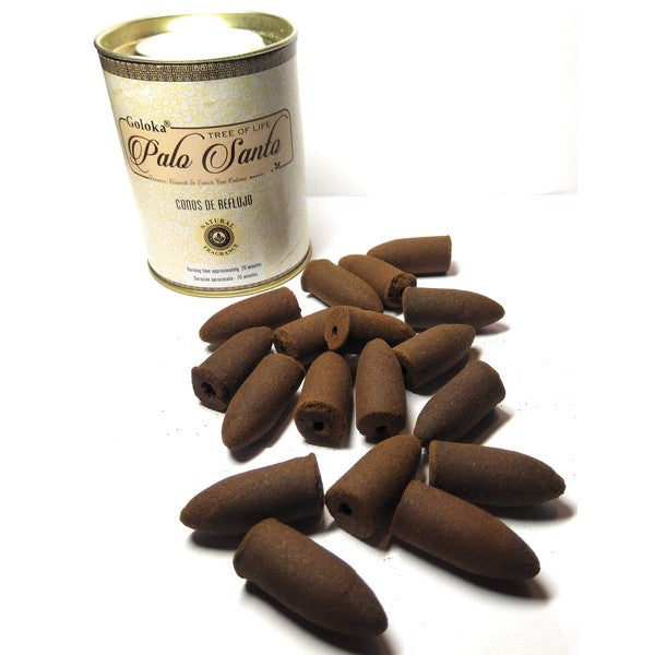 Goloka Palo Santo Backflow Incense Cones
