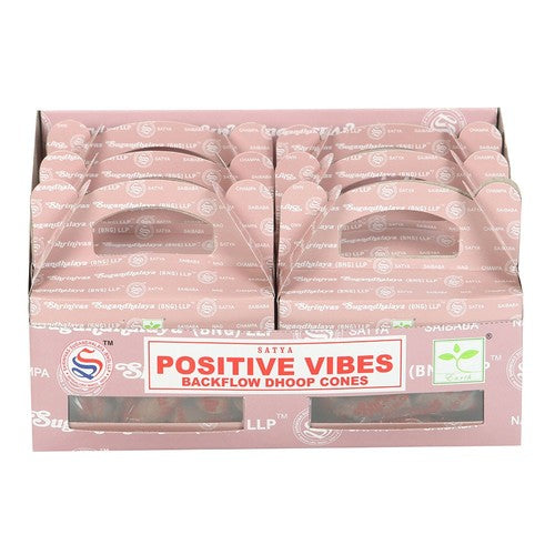 Satya Positive Vibes Backflow Cones
